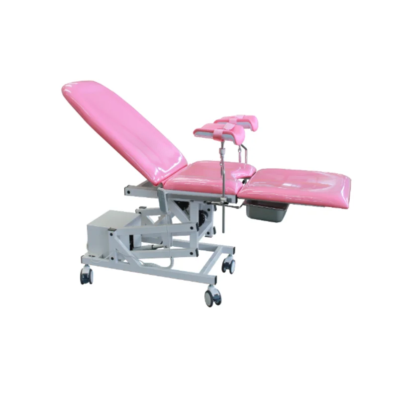 Fully electric Portable Examination Table w Height, Back & Seat Section adjustment & Auxiliary Table Portable Electric Examination Table