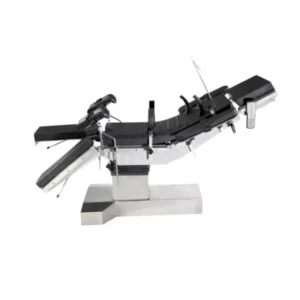 Electric operating table with dual battery system for uninterrupted surgical procedures