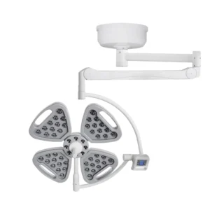 130-350mm adjustable spot diameter of 4-petal surgical light vs standard 7-petal (sharper edge definition)