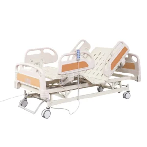 Medical bed in 12° Trendelenburg position for emergency hypovolemia management