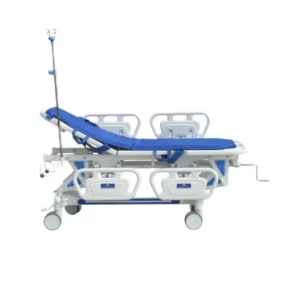 Heavy-duty manual patient transfer stretcher for emergency and hospital recovery areas