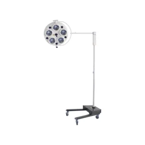 Minor portable LED surgical light with backup battery, 160,000 lux cold light, adjustable gooseneck